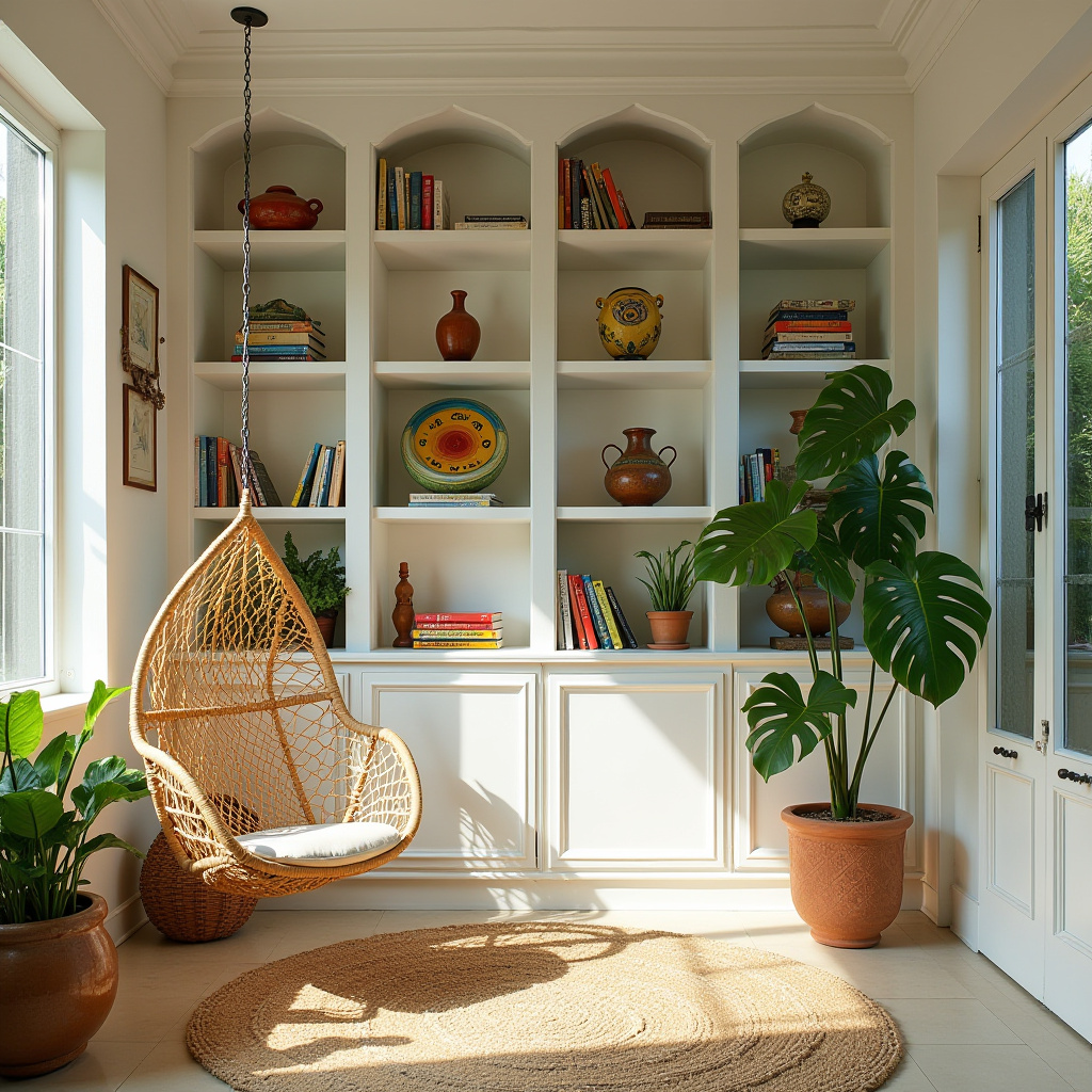 white bookshelf decor 33
