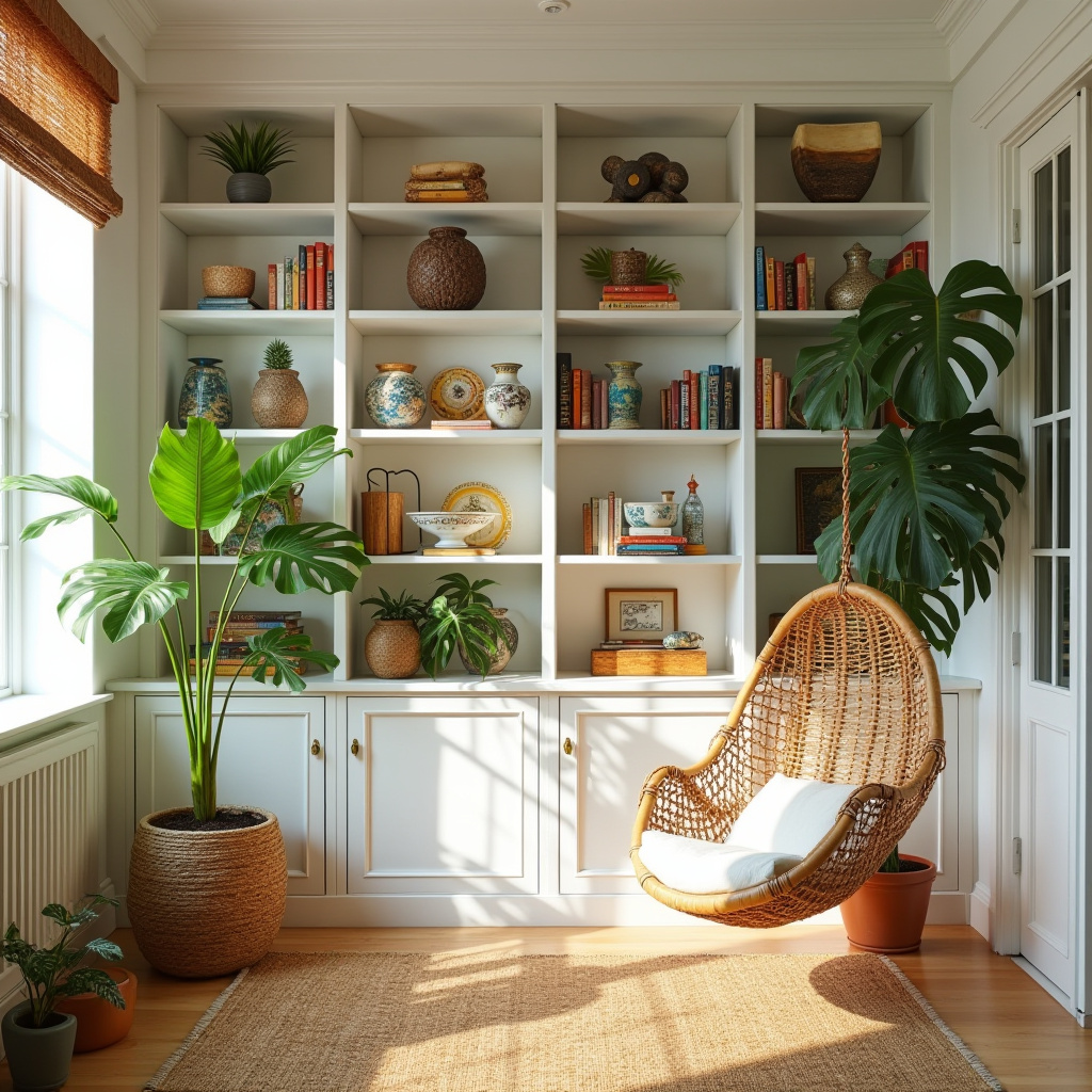 white bookshelf decor 34