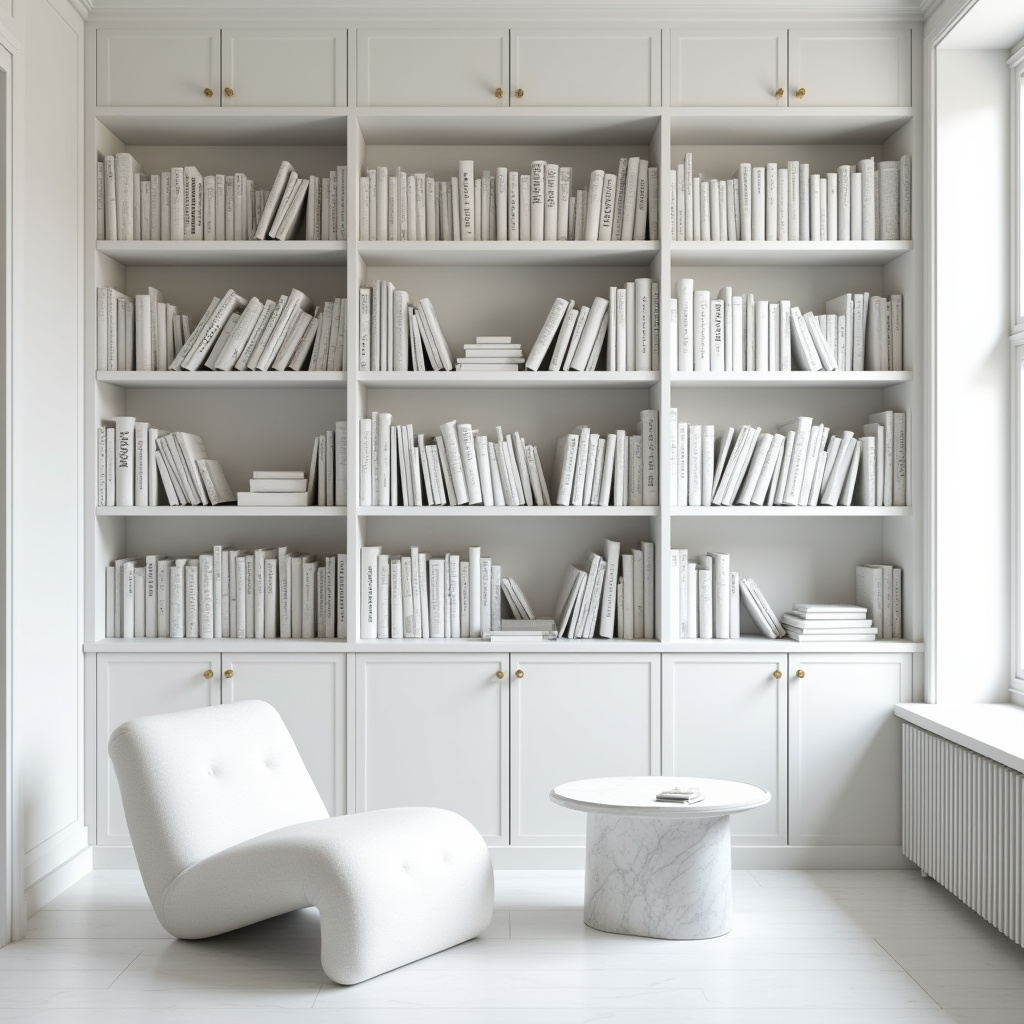 white bookshelf decor 36