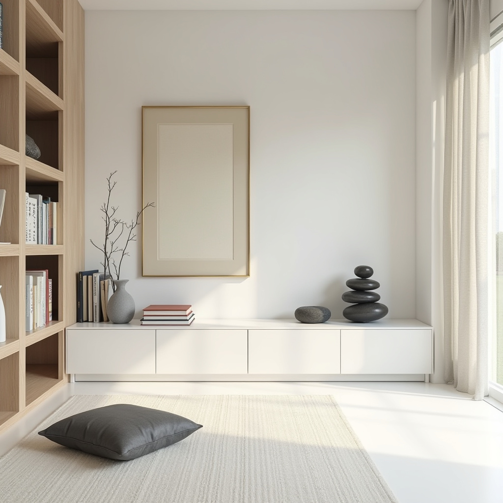 white bookshelf decor 37