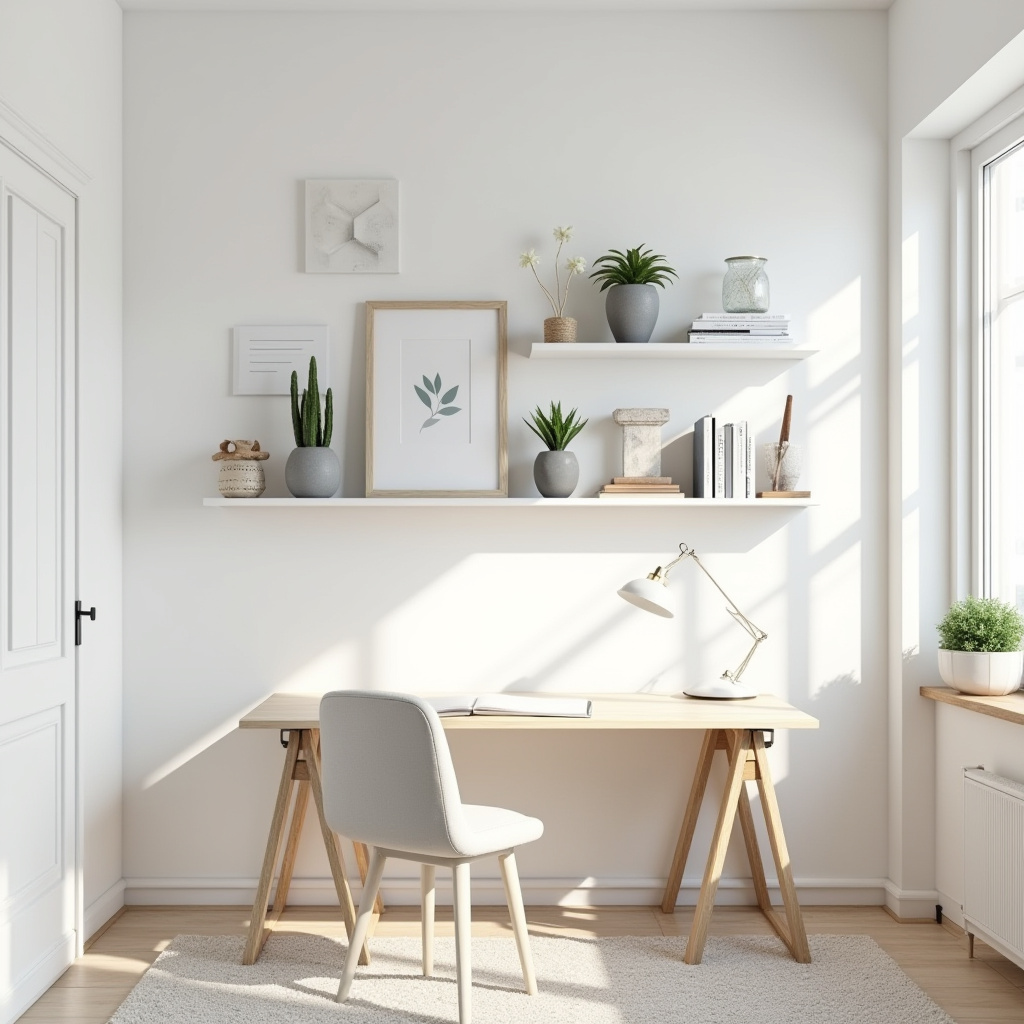 white bookshelf decor 4
