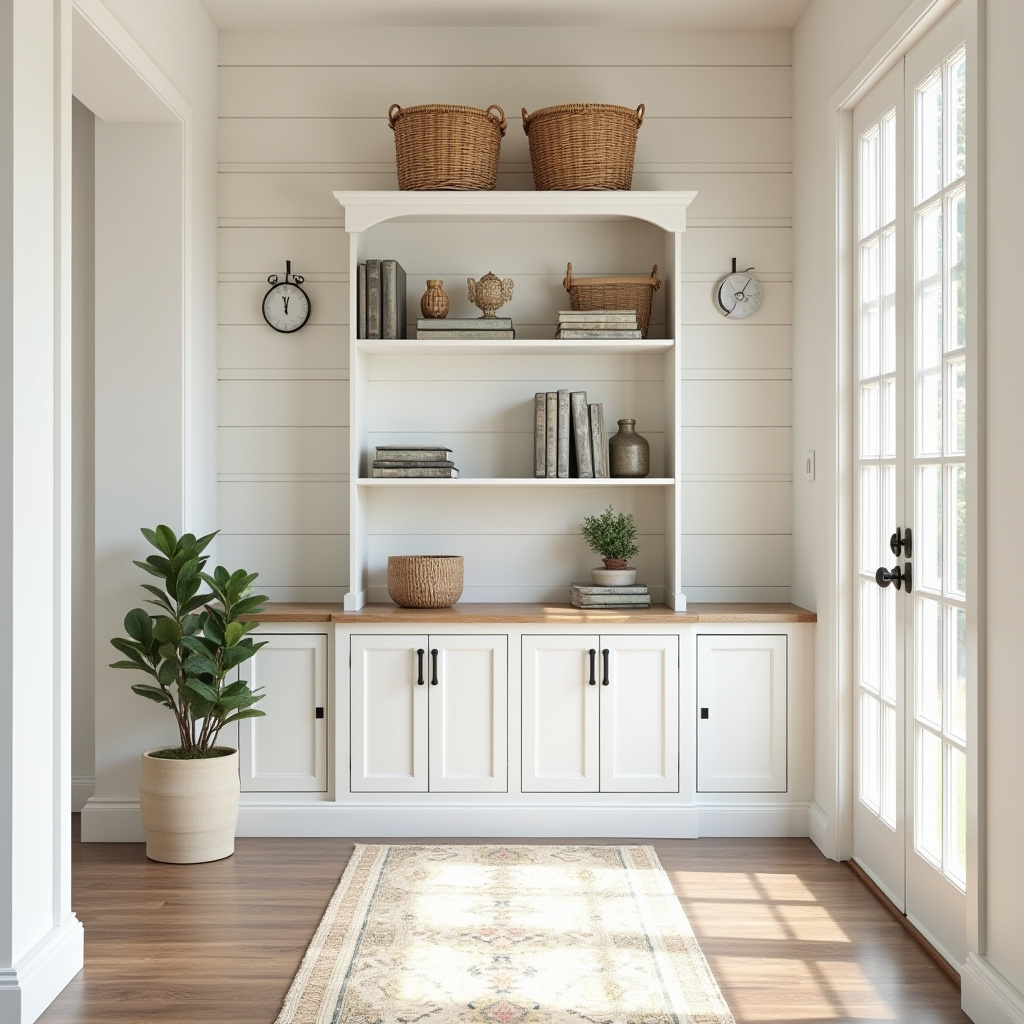 white bookshelf decor 6