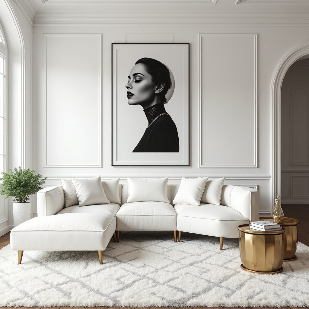white living room ideas 22