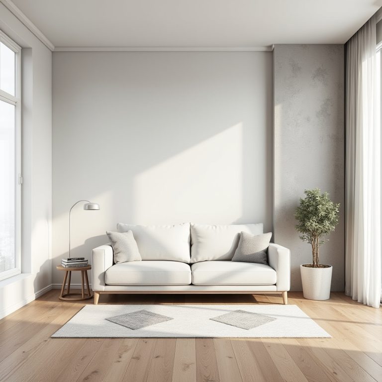 white sofa living room 1