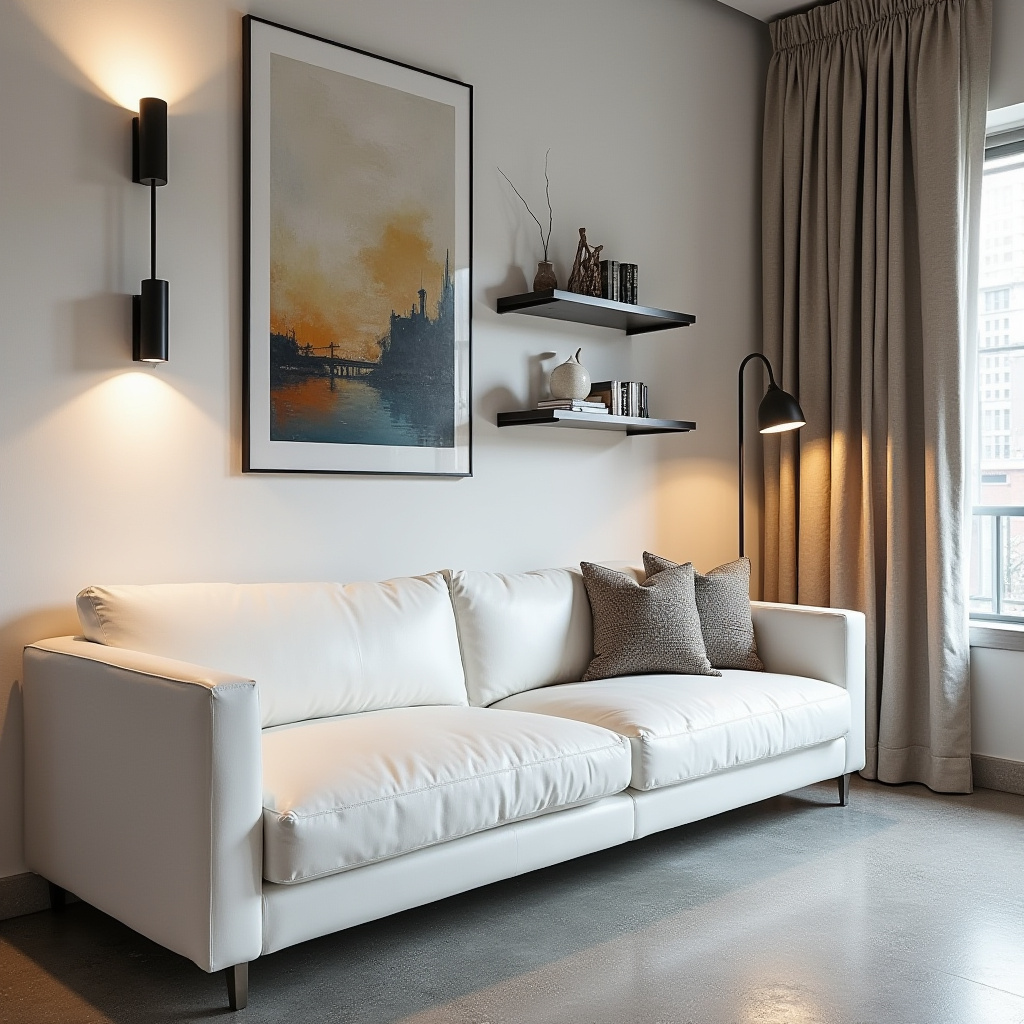 white sofa living room 5