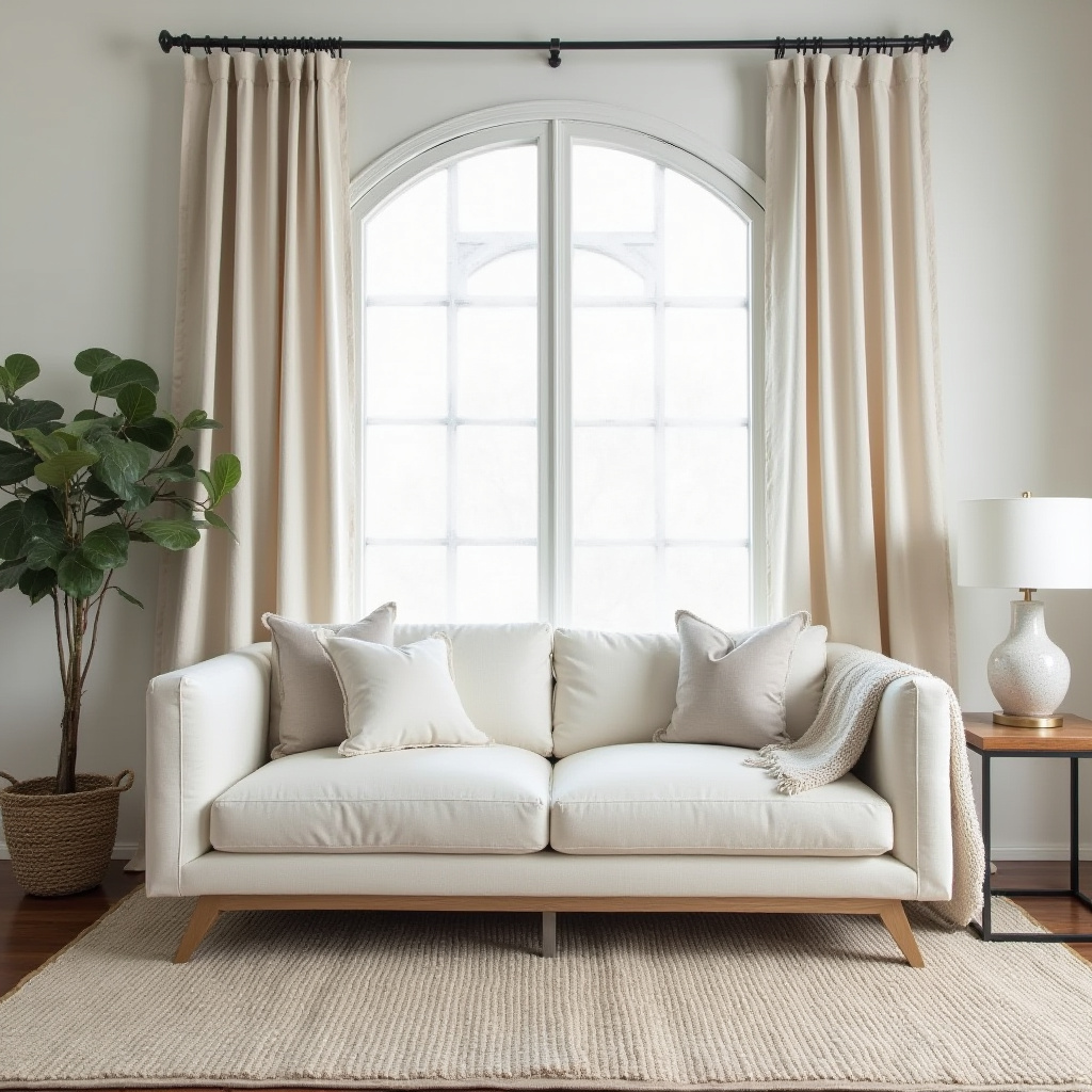 white sofa living room 8