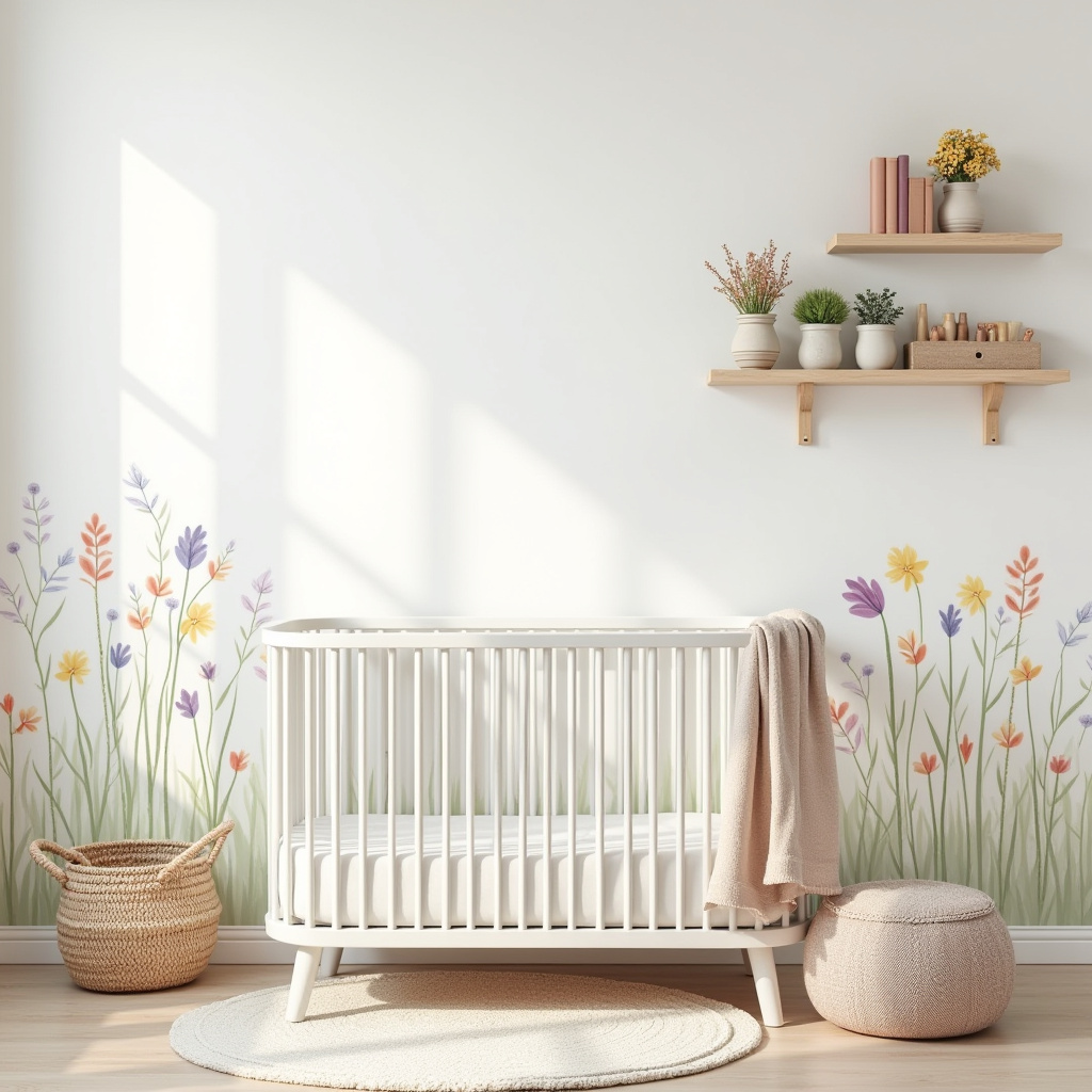 wildflower nursery decor 10