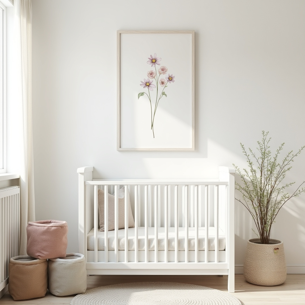 wildflower nursery decor 13