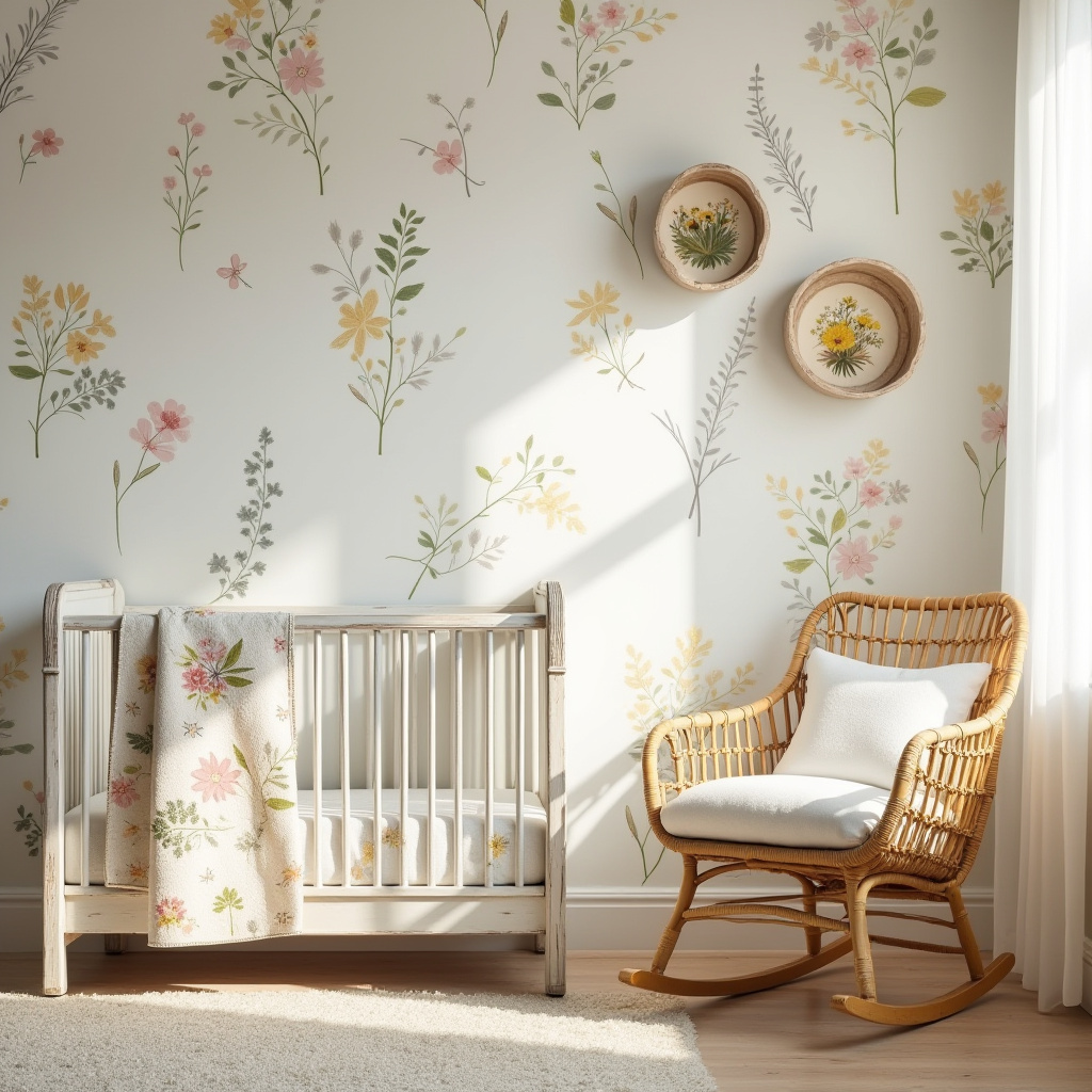 wildflower nursery decor 15
