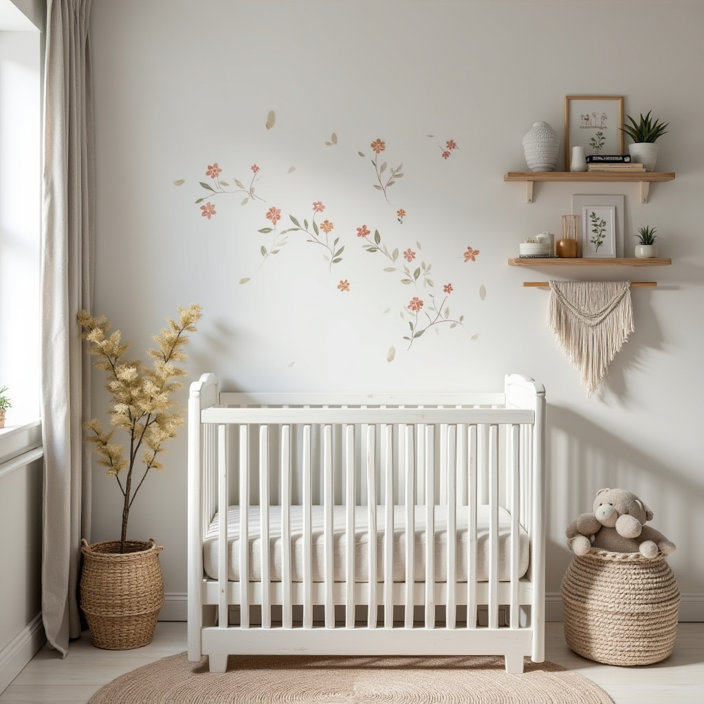 wildflower nursery decor 23