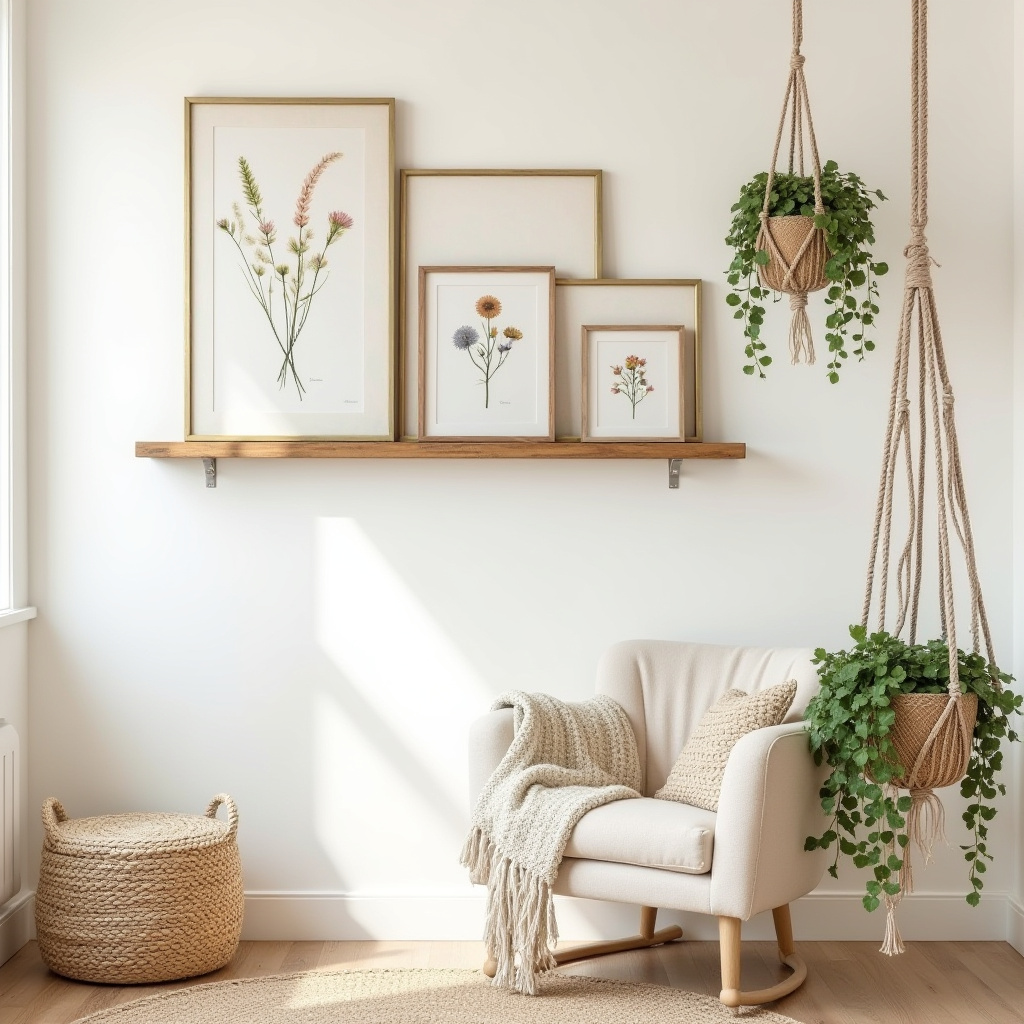 wildflower nursery decor 3