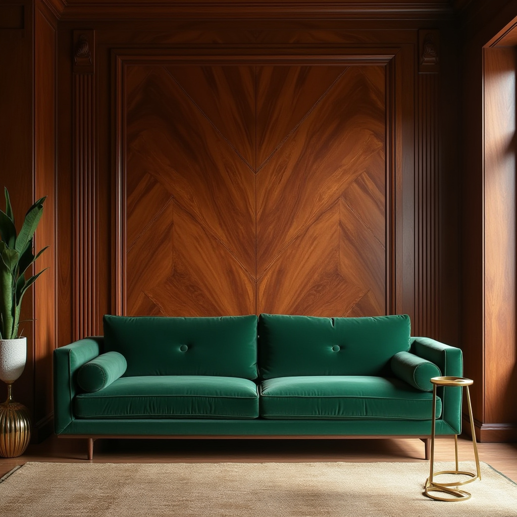 wood panel accent wall living room 30