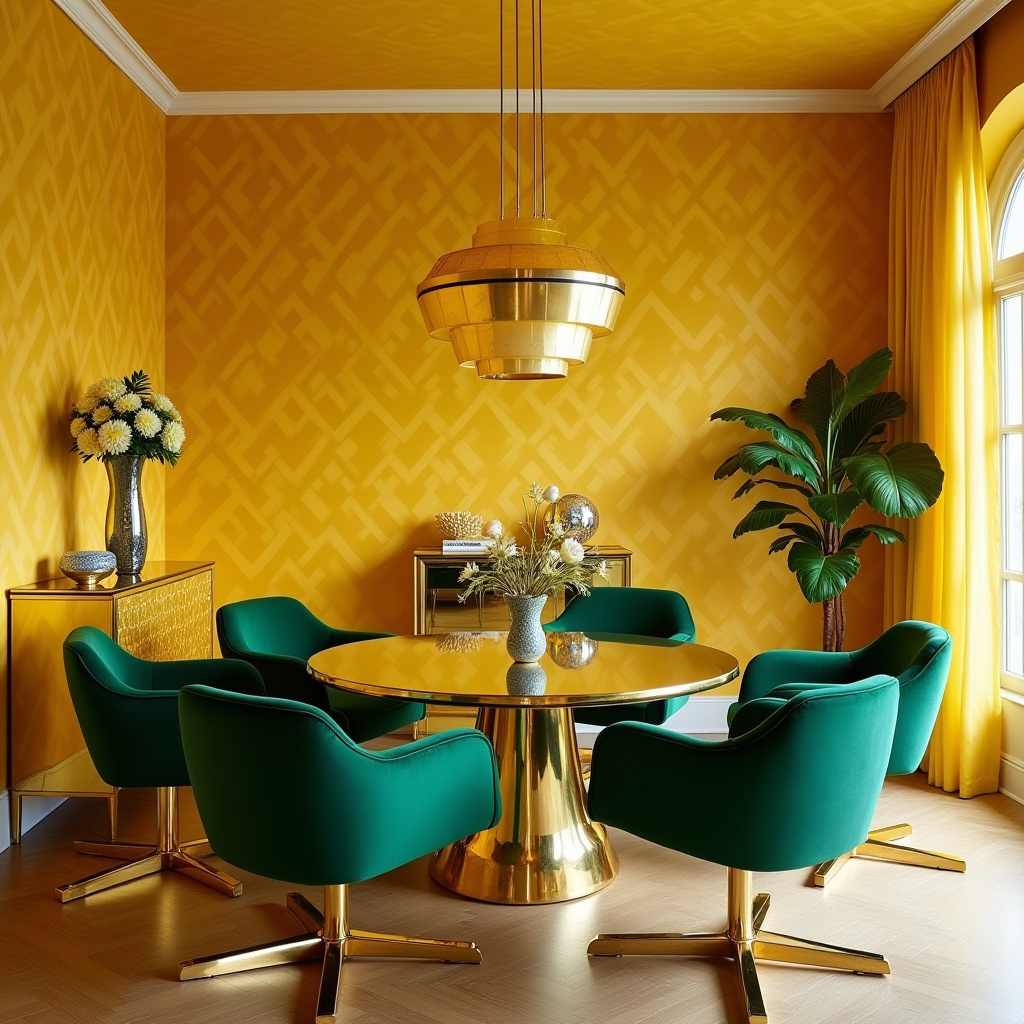 yellow dining room 15