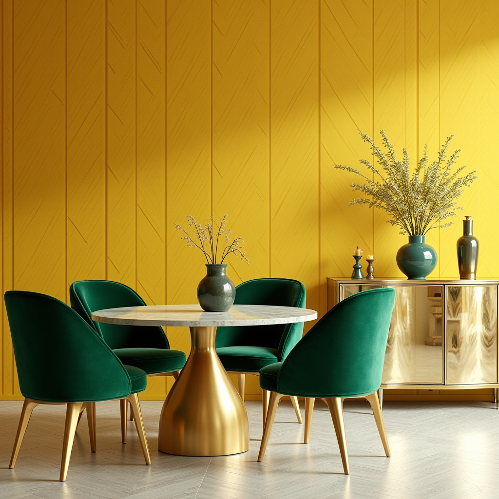 yellow dining room 16