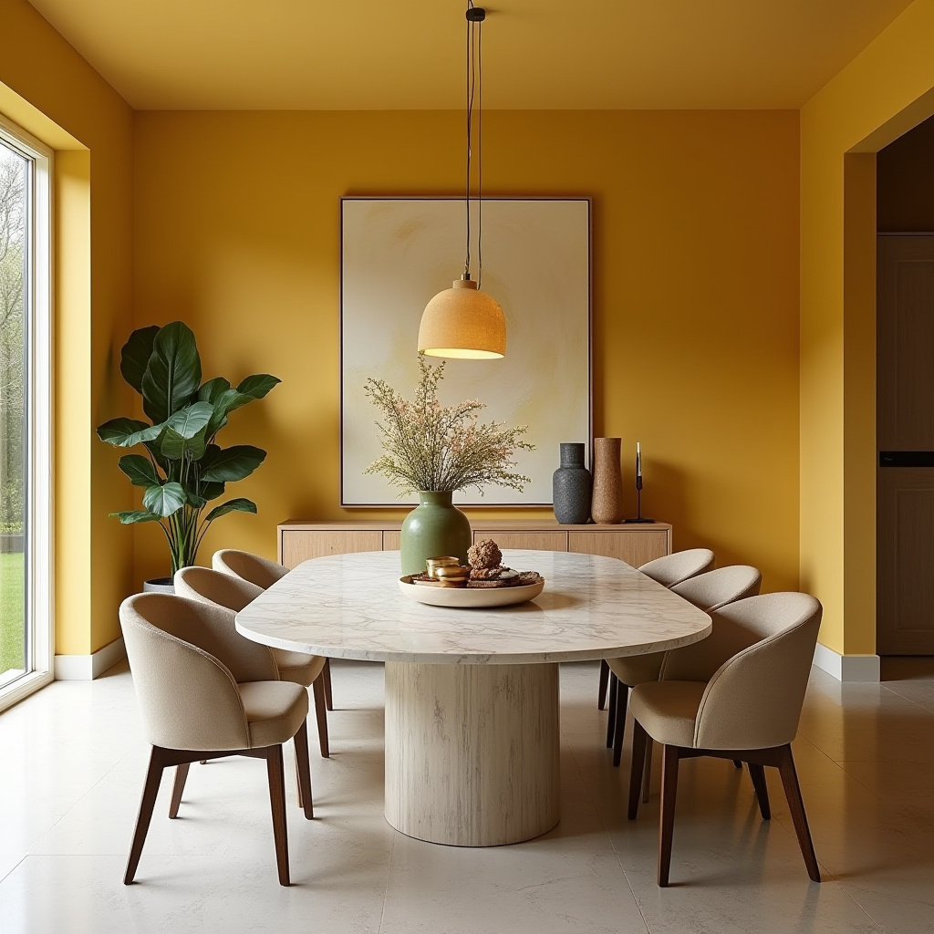 yellow dining room 17