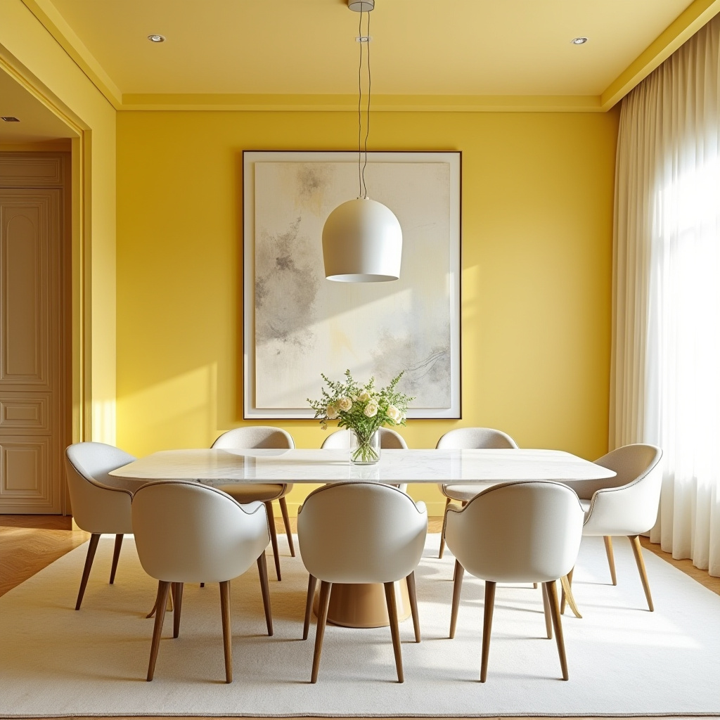 yellow dining room 18