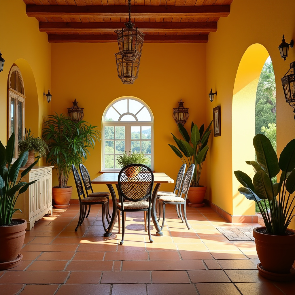yellow dining room 19