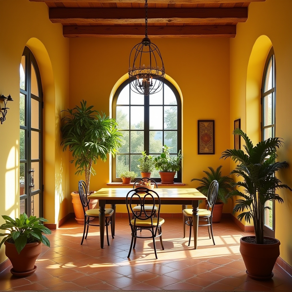 yellow dining room 20