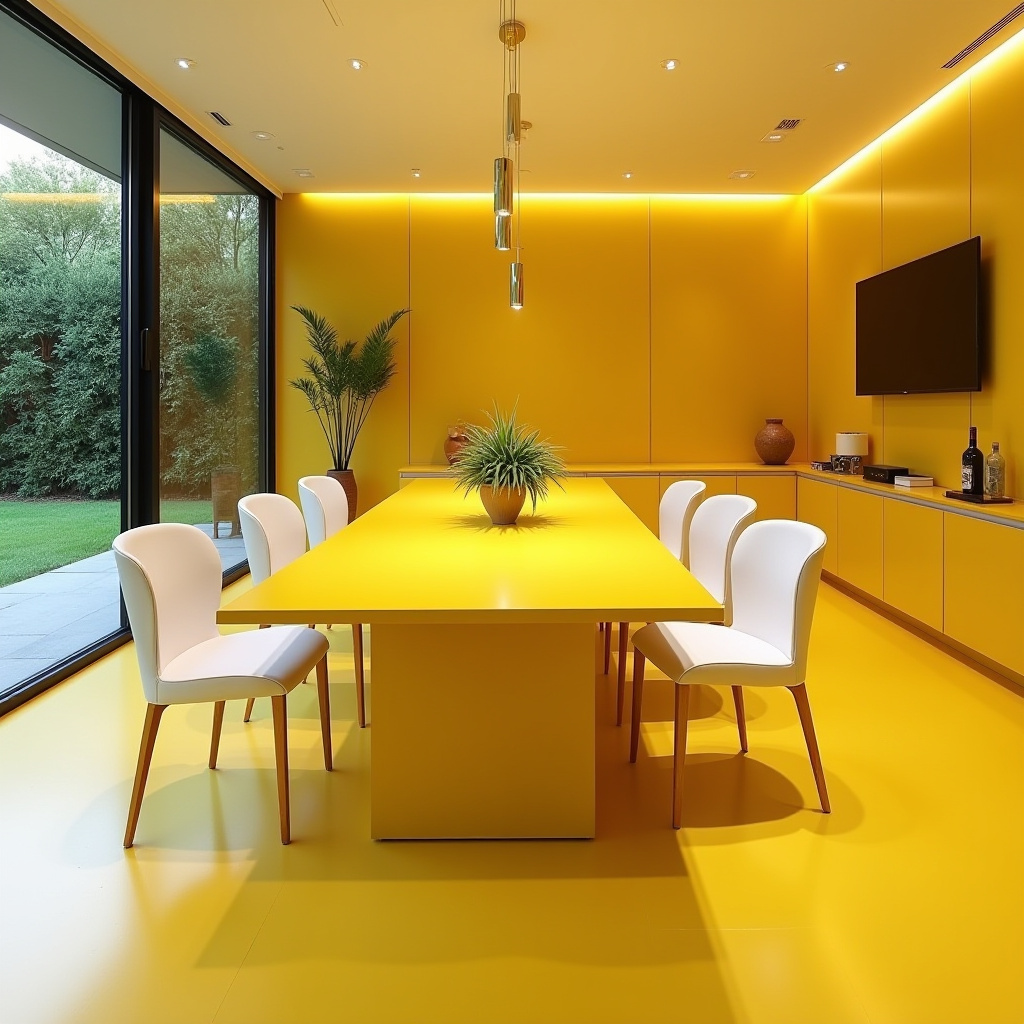 yellow dining room 21