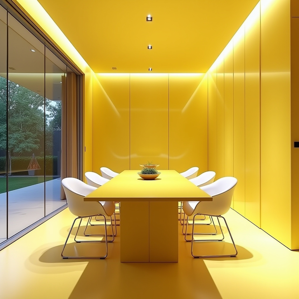 yellow dining room 22