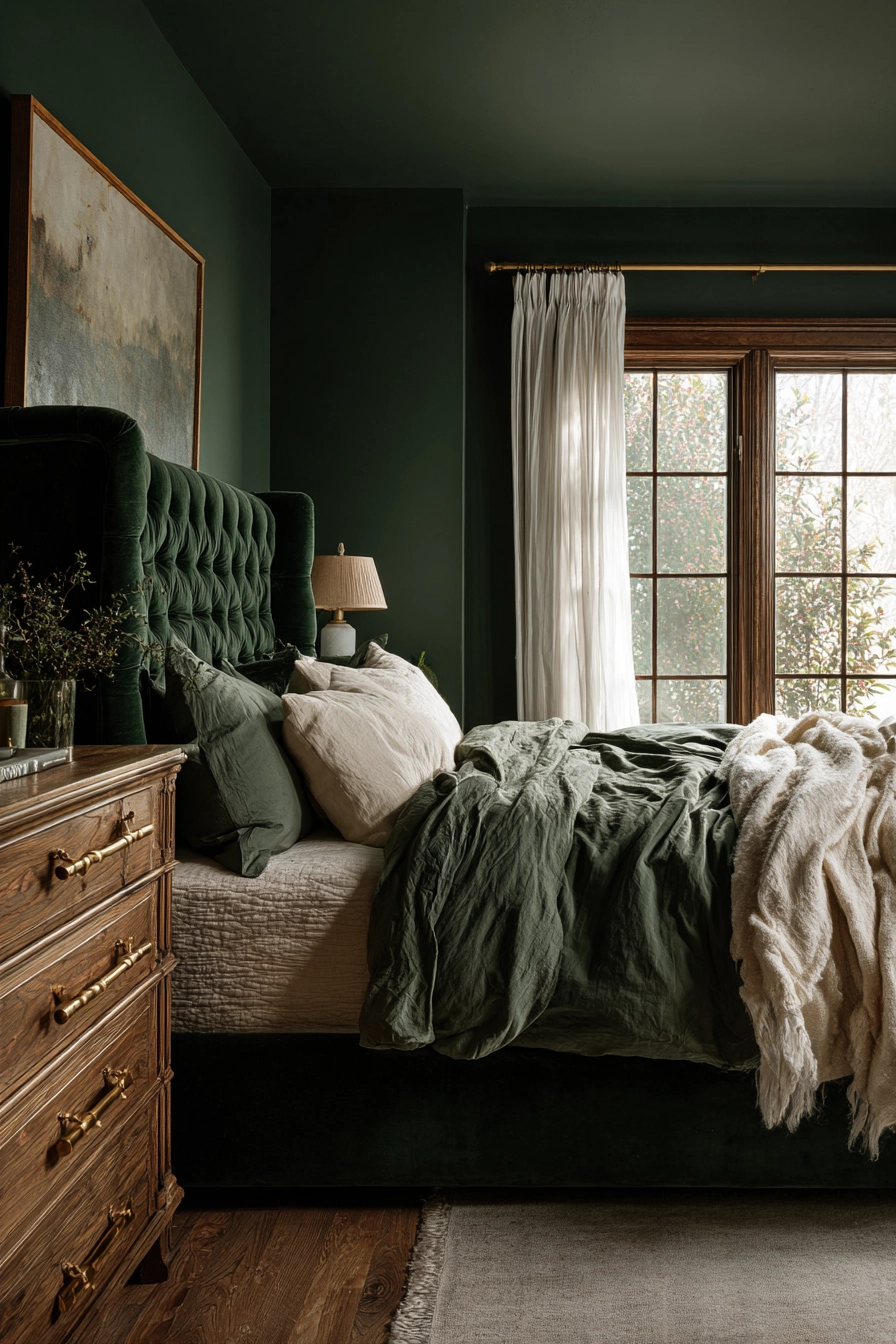 Dark Green Bedroom 3