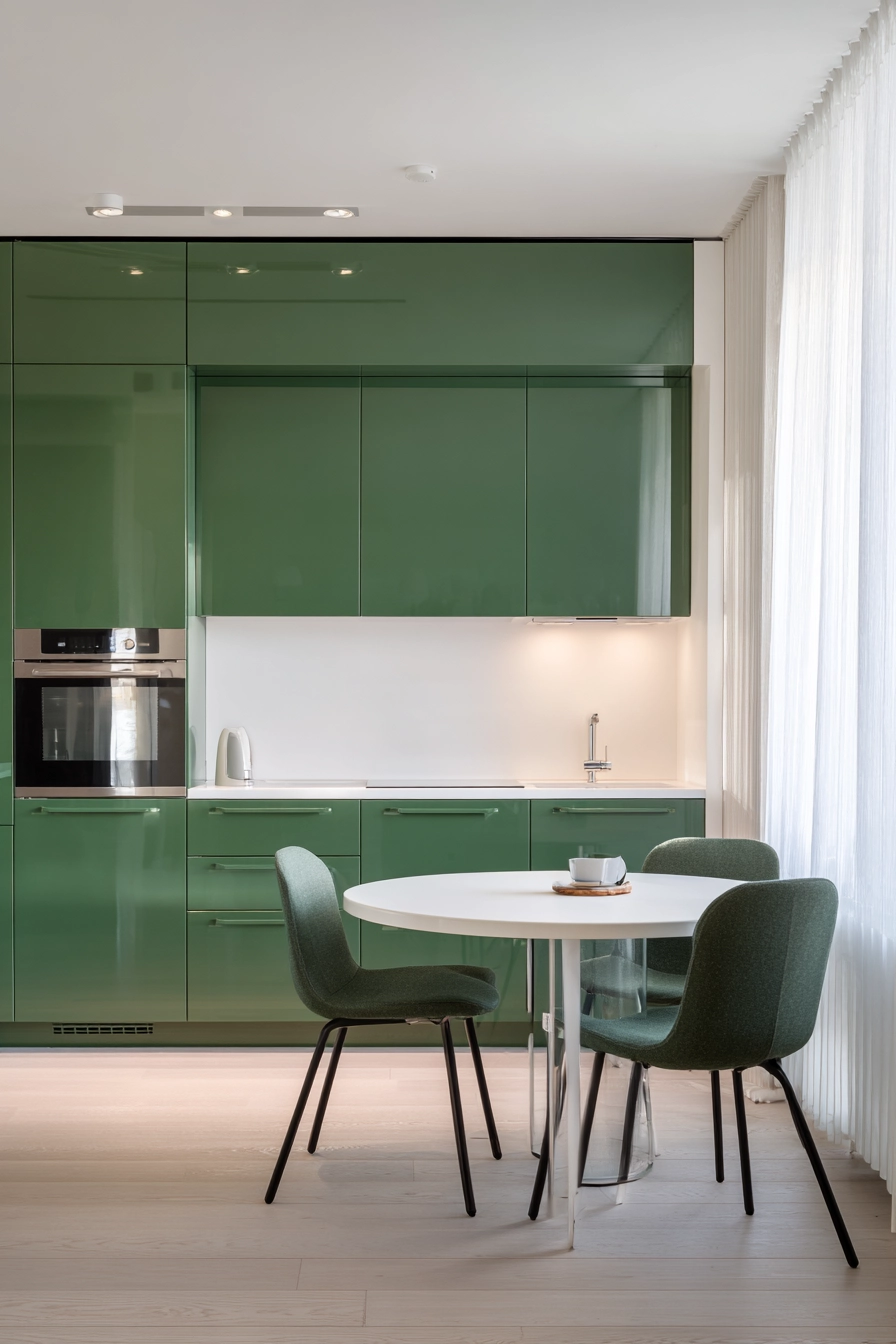Emerald Green Kitchen Cabinets 14