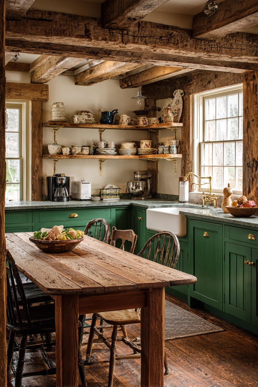 Emerald Green Kitchen Cabinets 5