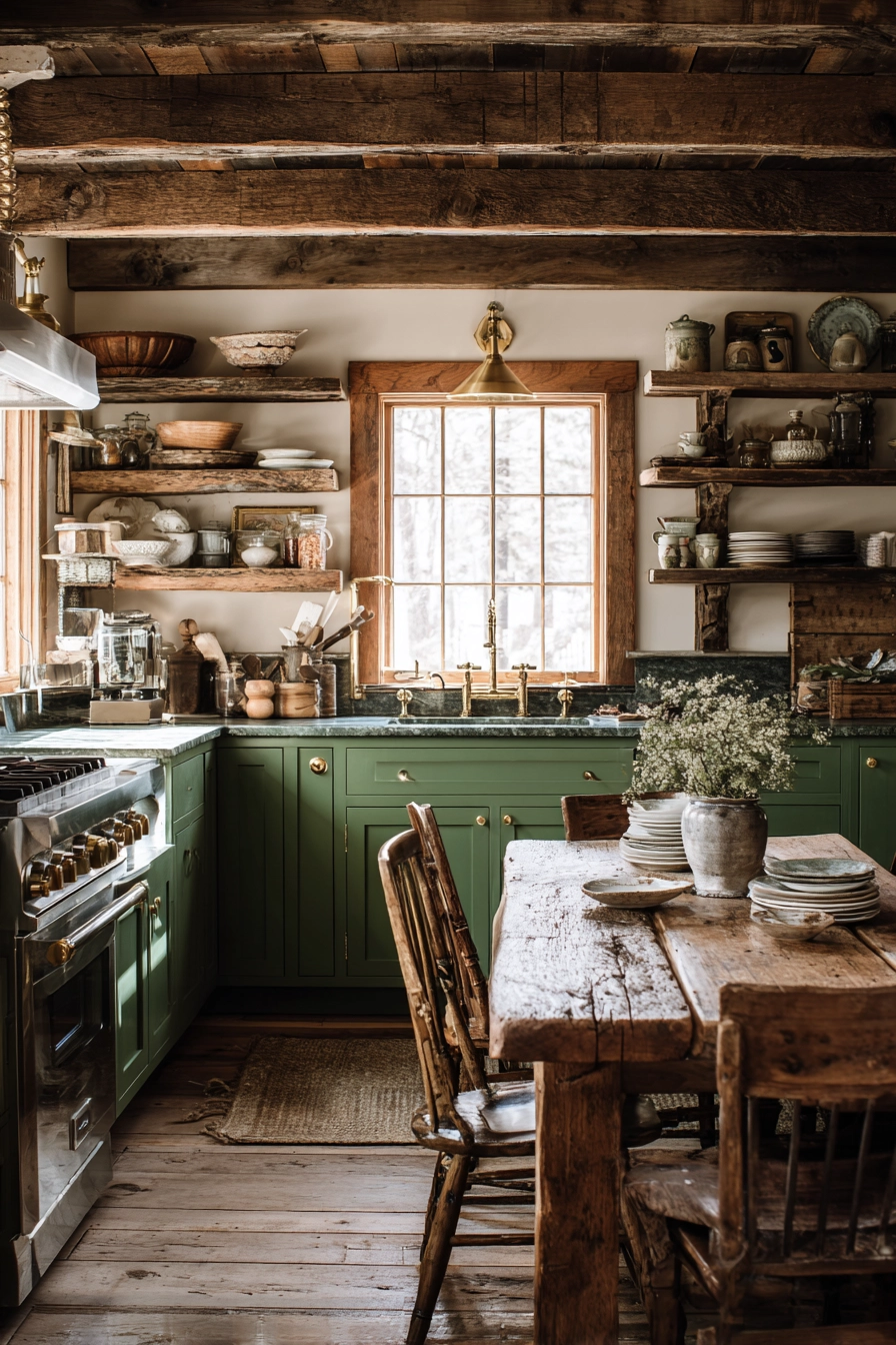 Emerald Green Kitchen Cabinets 8