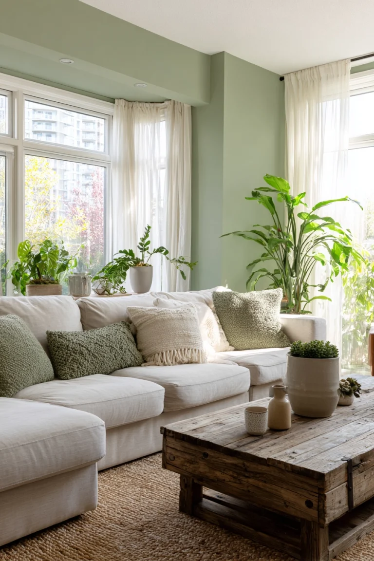 Green Living Room Ideas 1