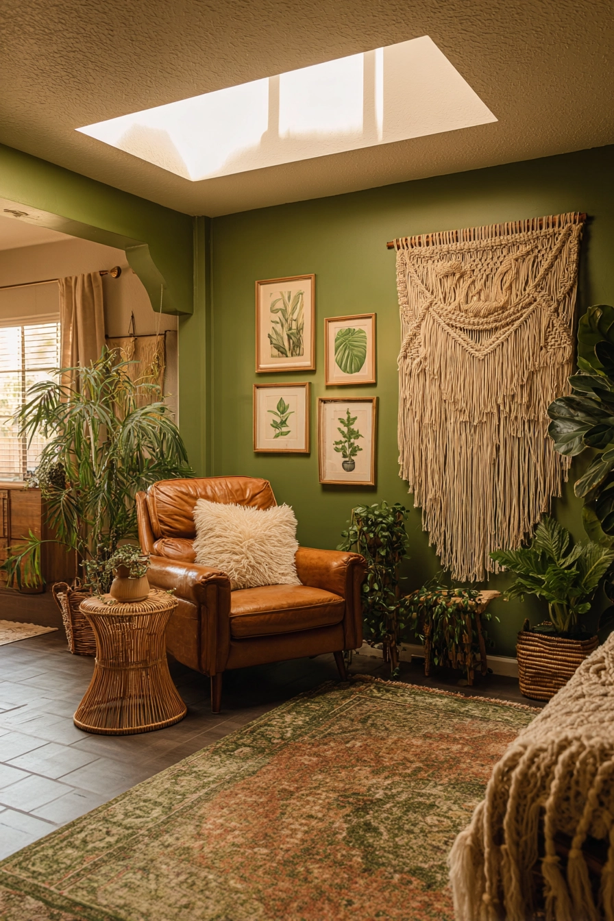 Green Living Room Ideas 14