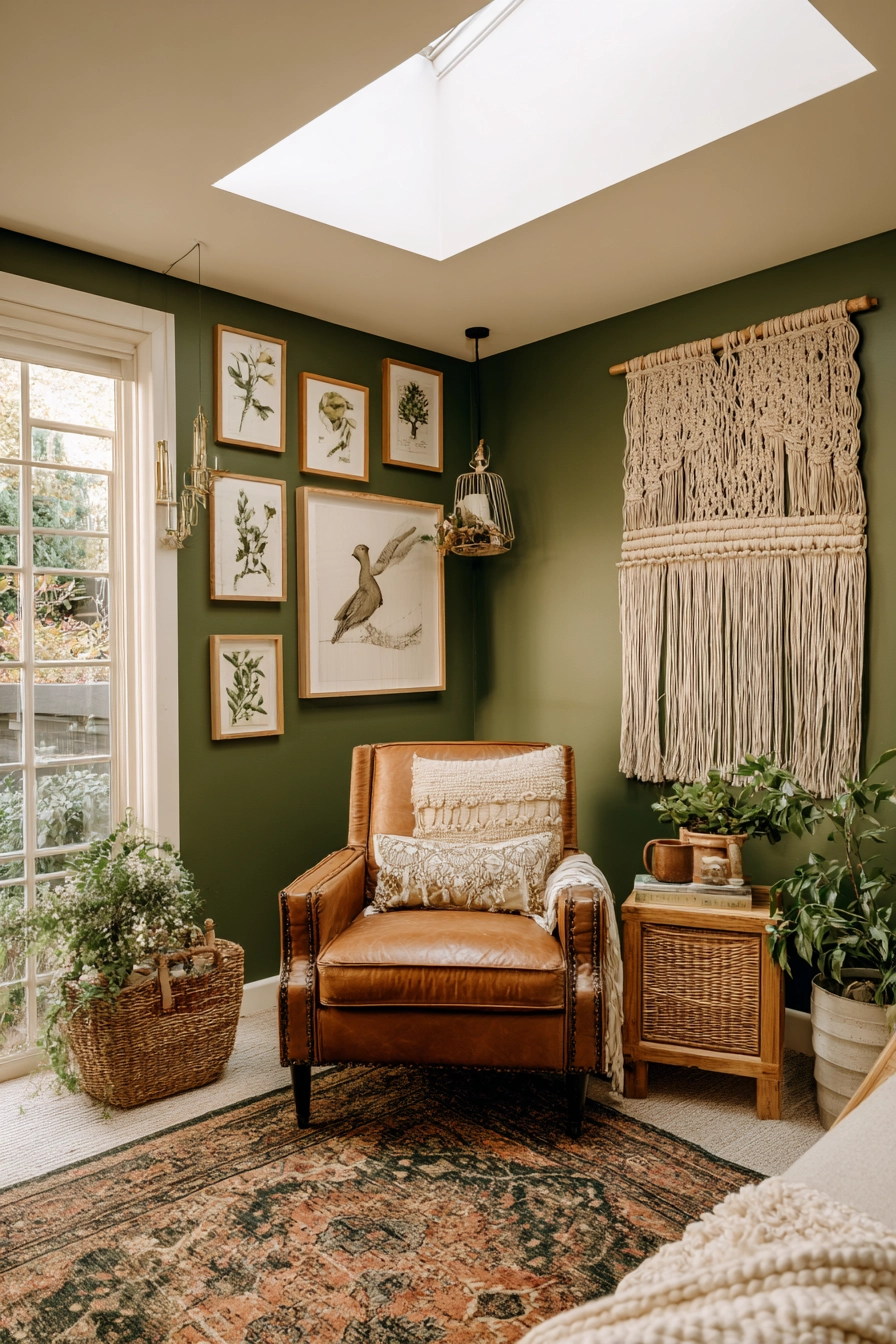 Green Living Room Ideas 16