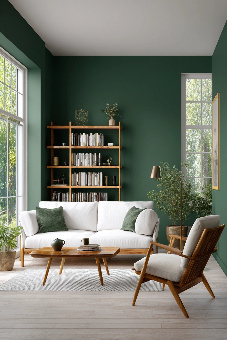 Green Living Room Ideas 5