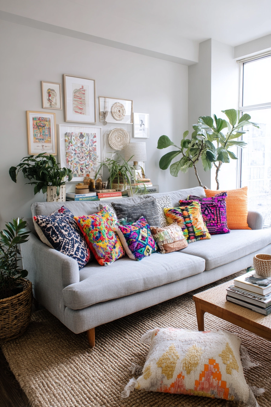 Grey Couch Living Room 18