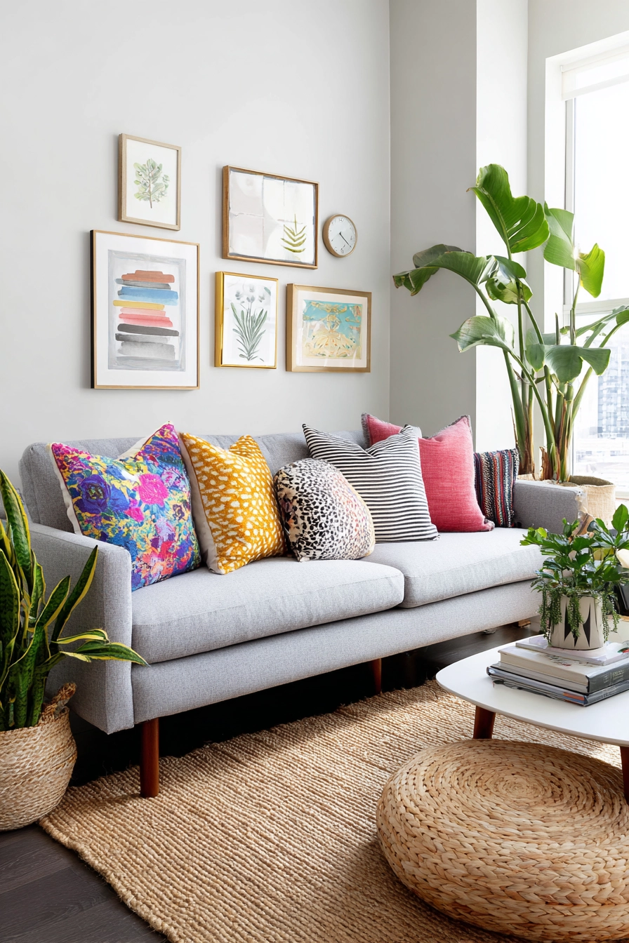 Grey Couch Living Room 19