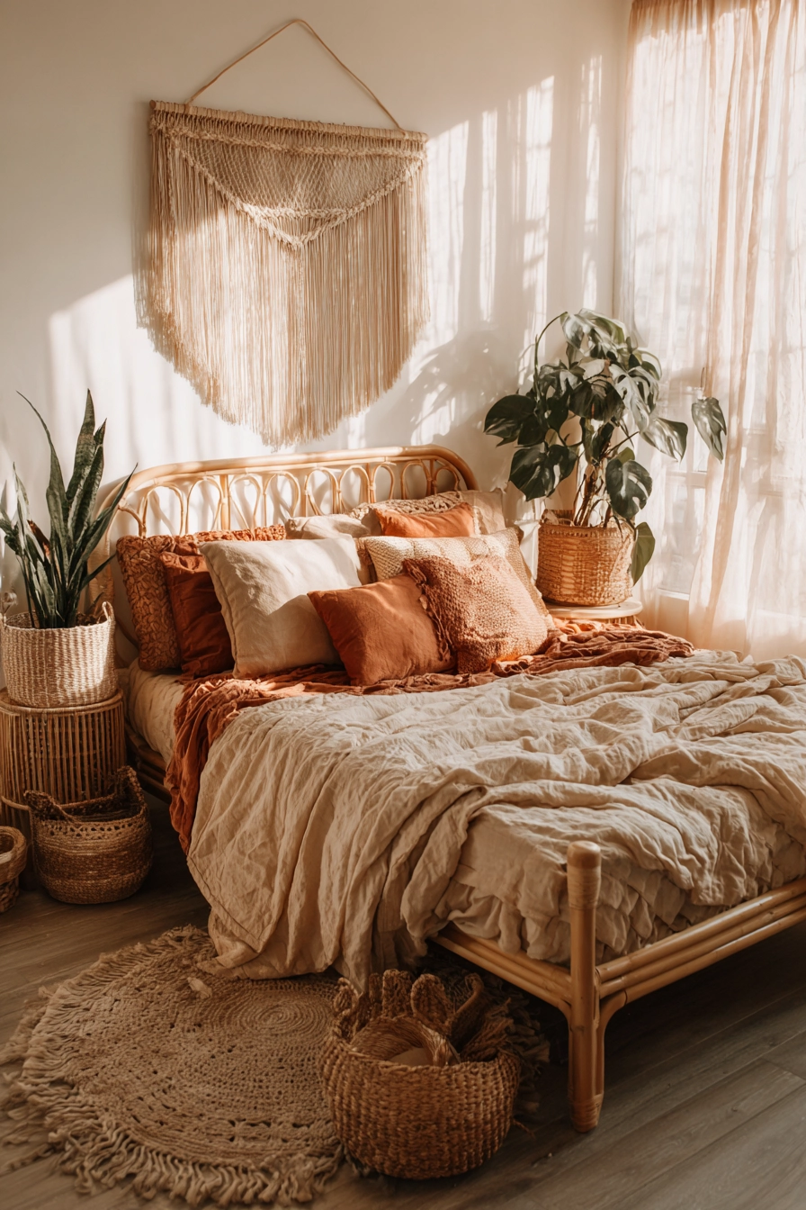 Modern Boho Bedroom Ideas 3