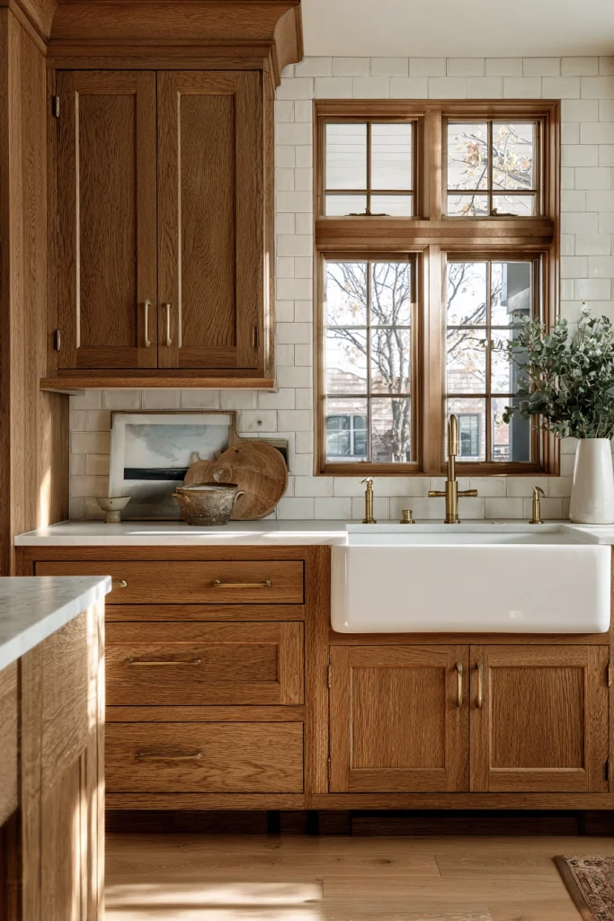 Oak Kitchen Cabinets 1