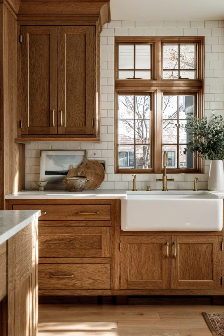 Oak Kitchen Cabinets 1