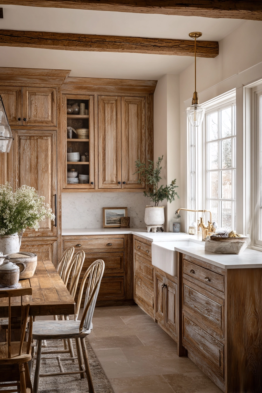 Oak Kitchen Cabinets 11