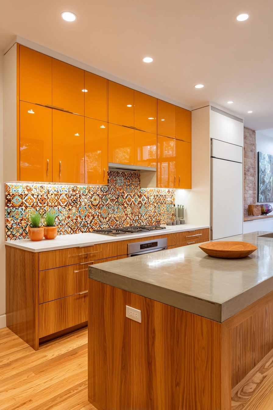 Oak Kitchen Cabinets 16