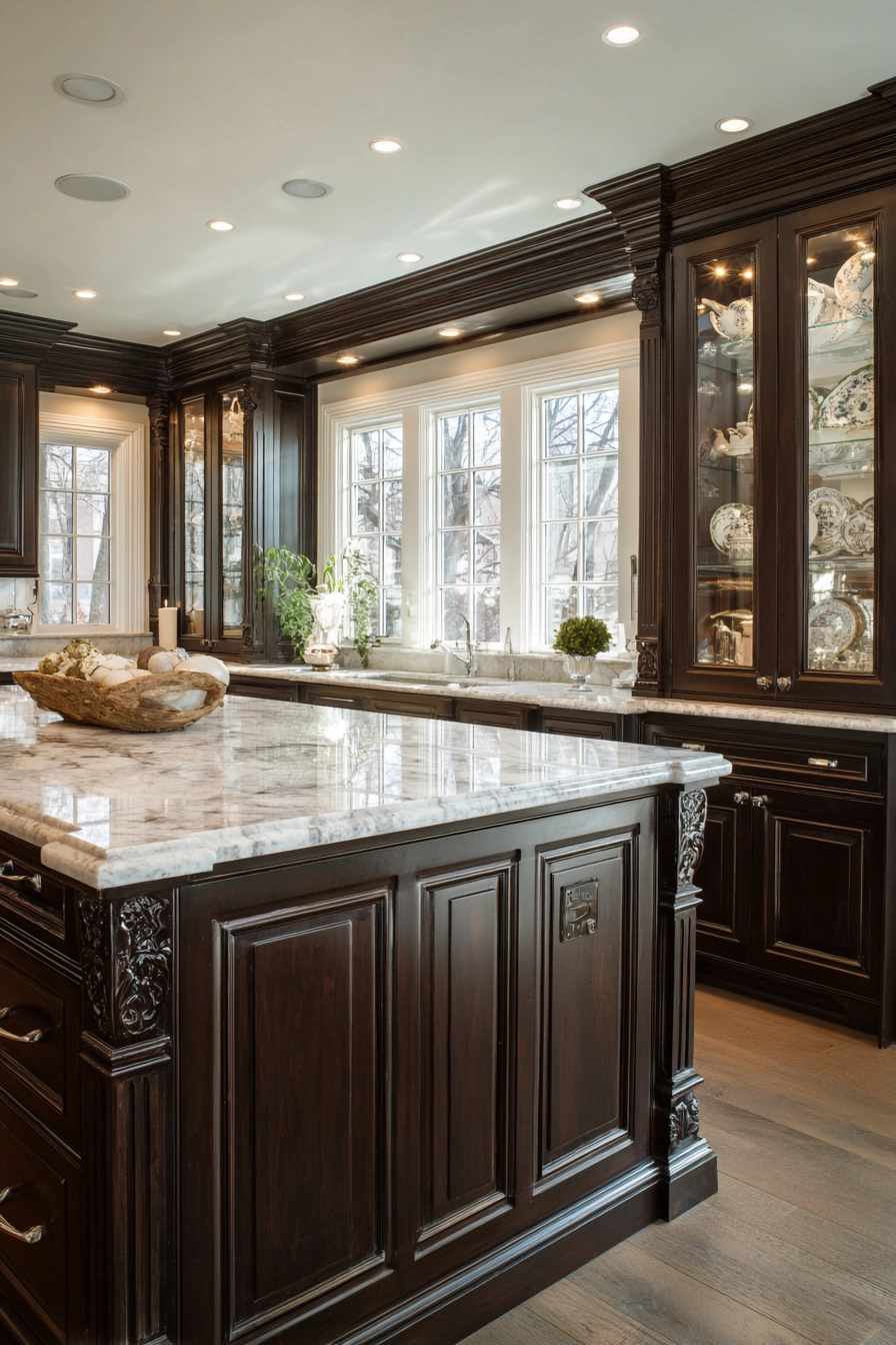 Oak Kitchen Cabinets 17