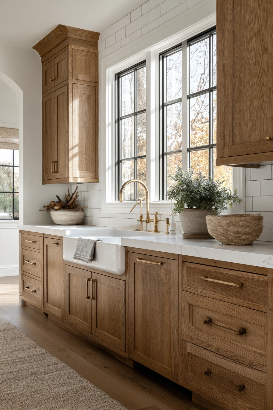 Oak Kitchen Cabinets 2