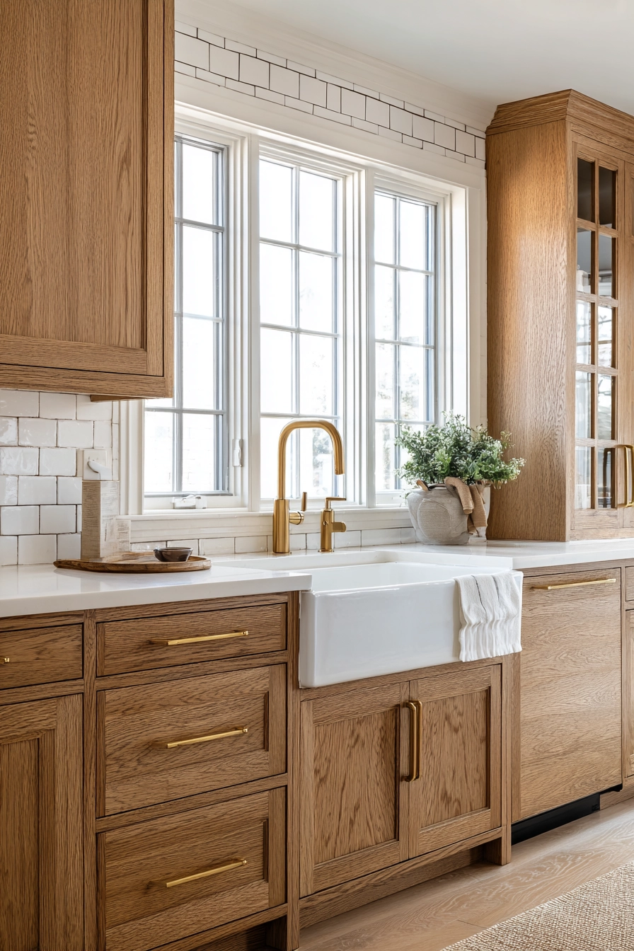 Oak Kitchen Cabinets 3