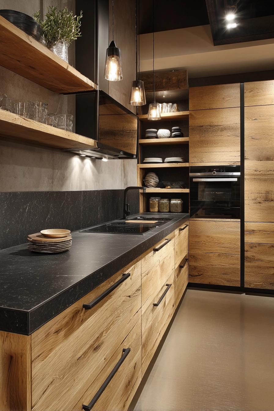 Oak Kitchen Cabinets 7