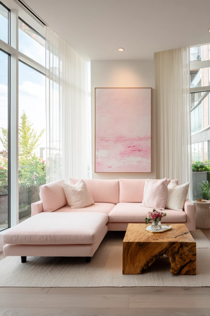 Pink Living Room 10