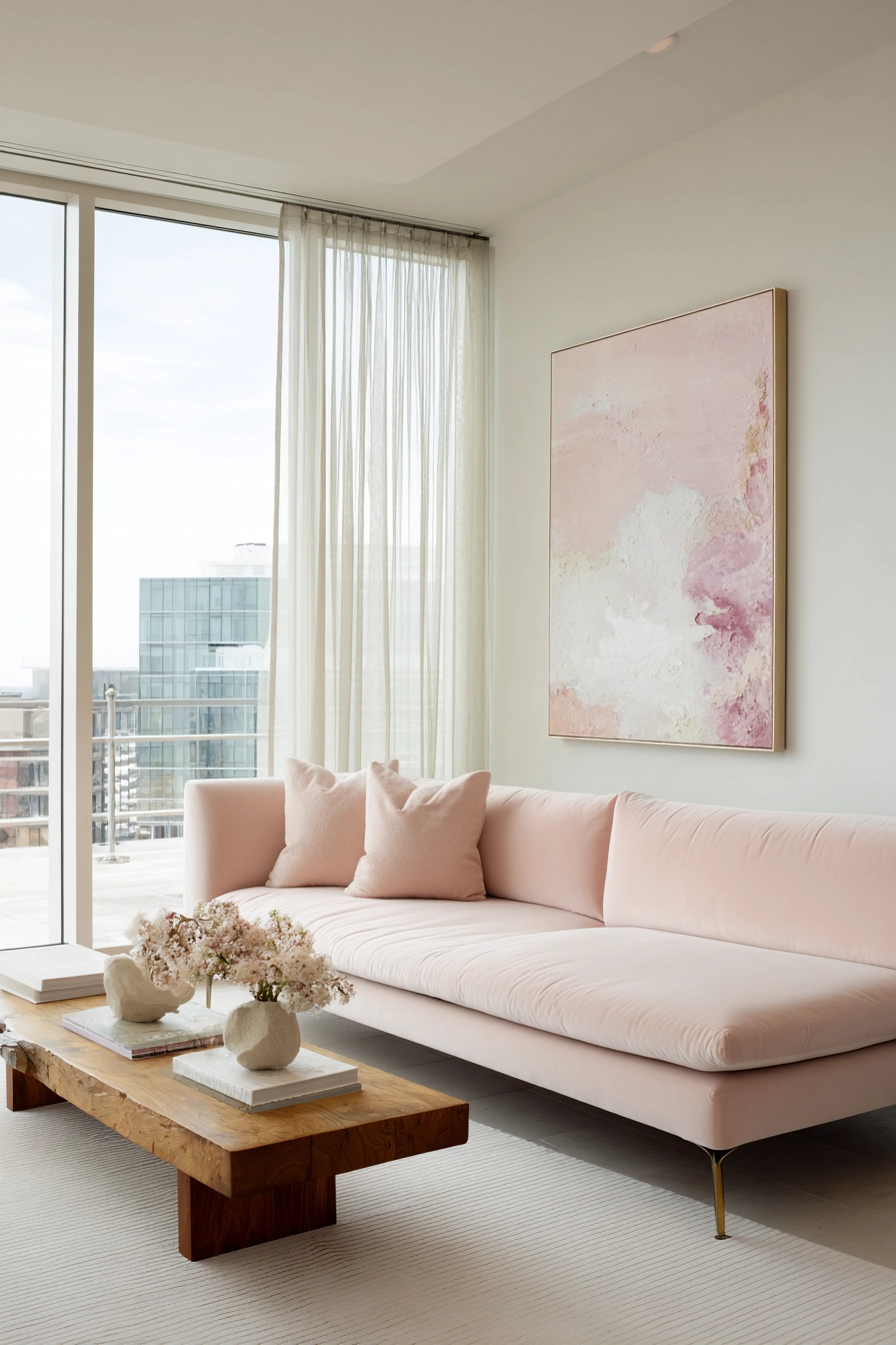 Pink Living Room 11