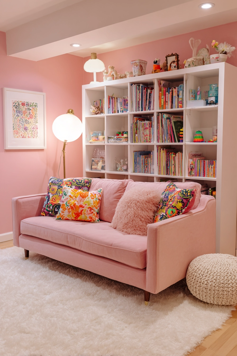 Pink Living Room 16