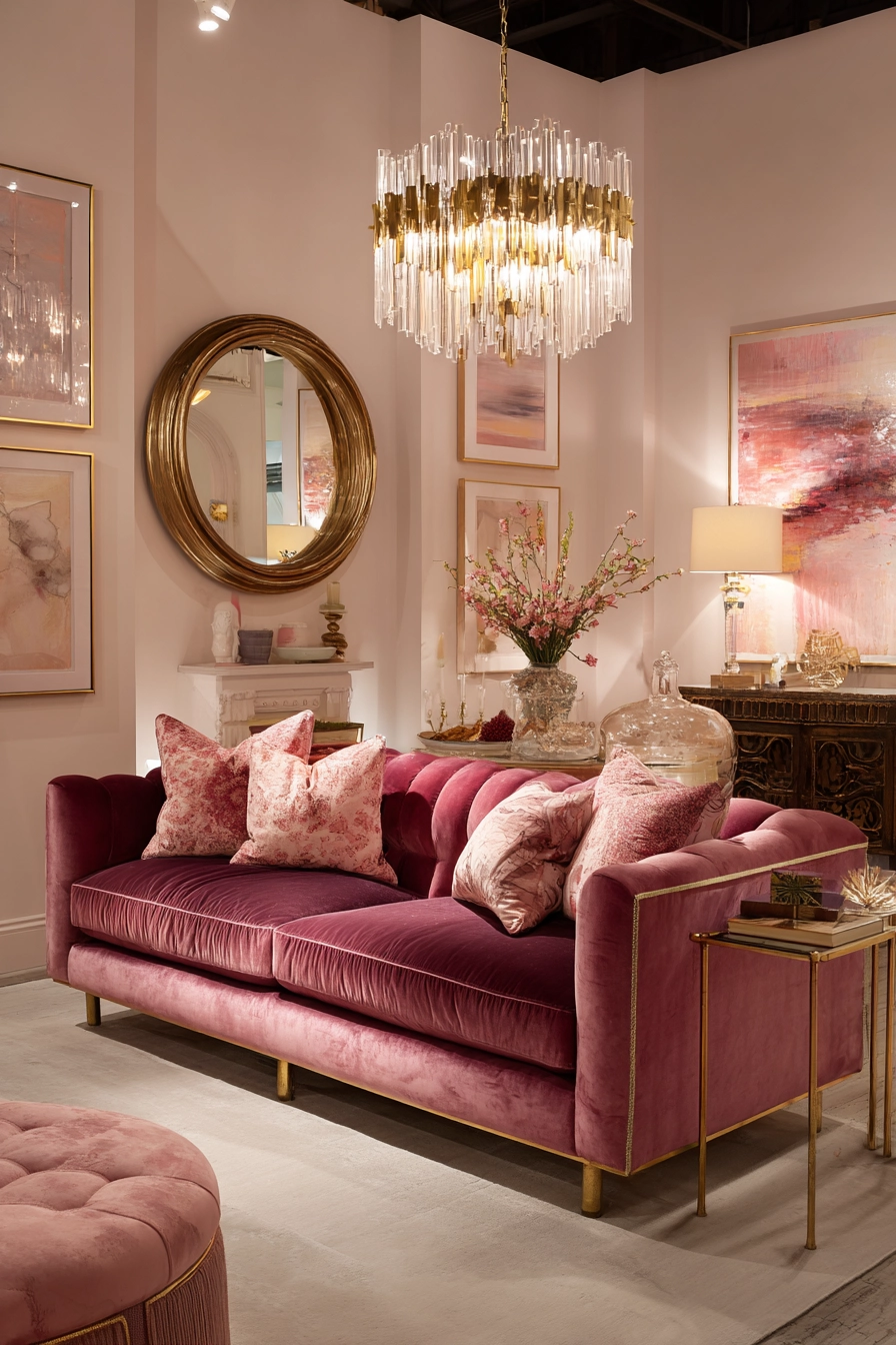 Pink Living Room 20