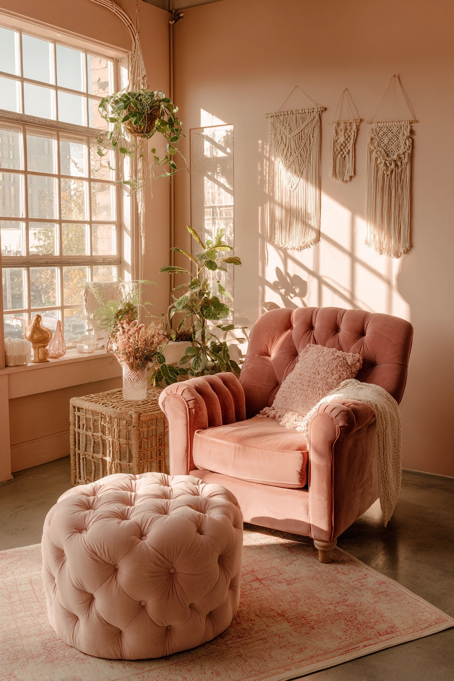 Pink Living Room 5