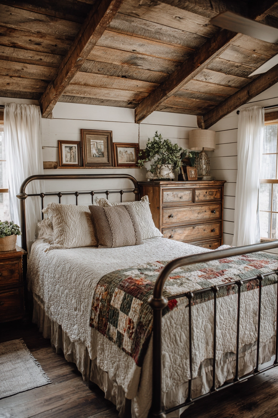 Rustic Farmhouse Bedroom 6