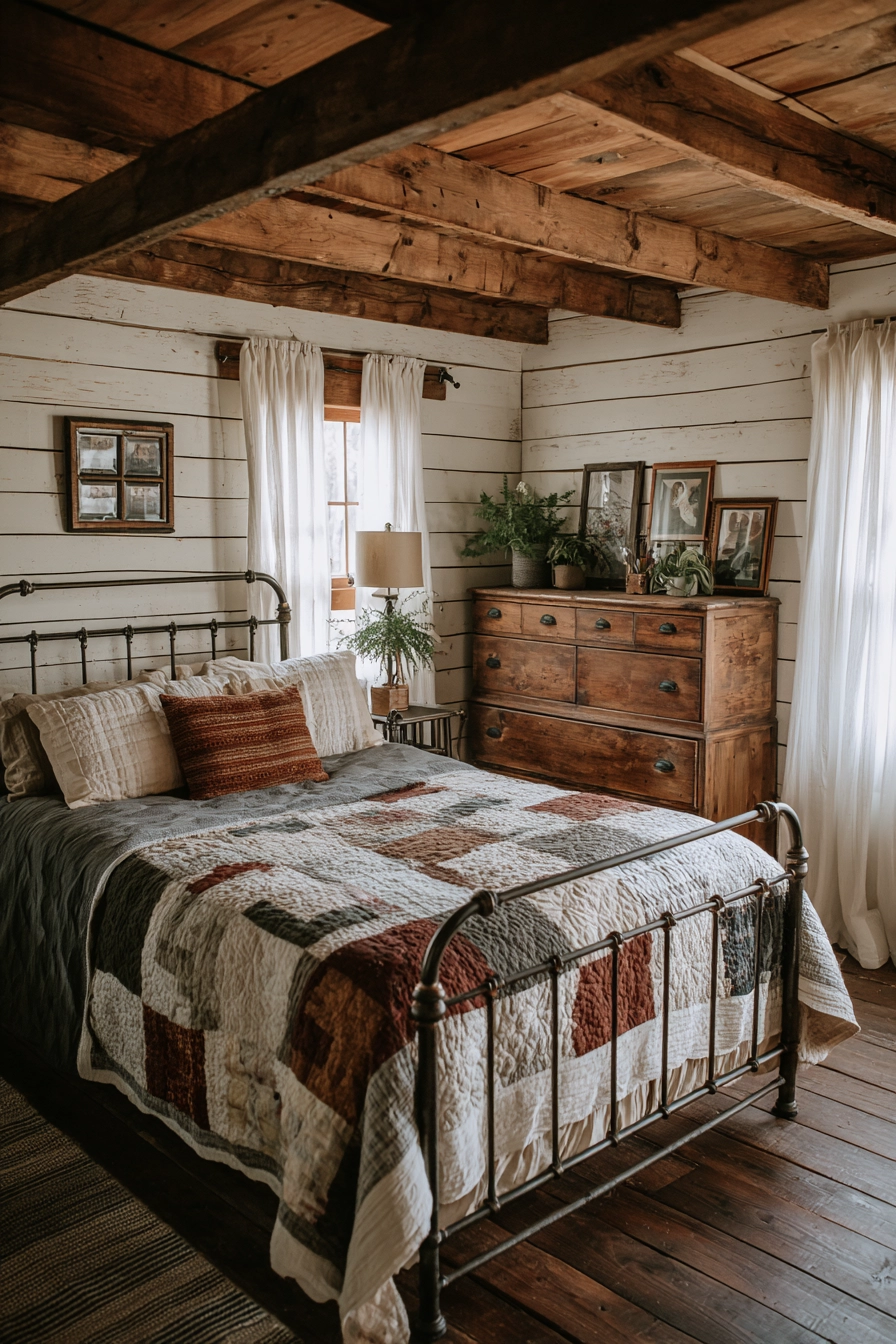 Rustic Farmhouse Bedroom 7